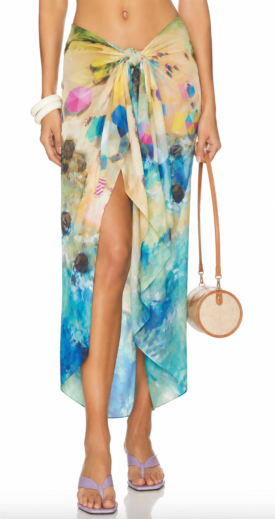 OASIS | Artist-Designed Beach Sarong – Wearable Art