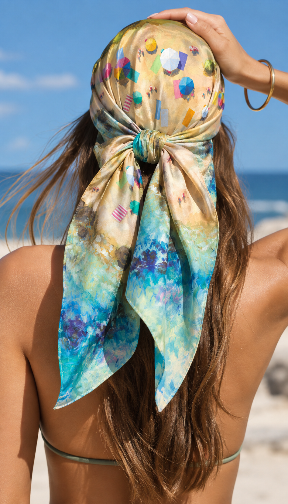 OASIS | Artist-Designed Beach Sarong – Wearable Art
