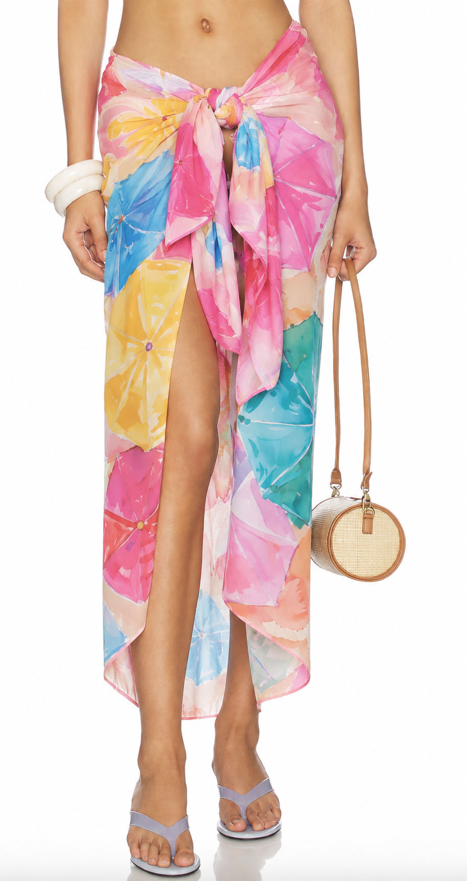 BUBBLEGUM BAY | Artist-Designed Beach Sarong