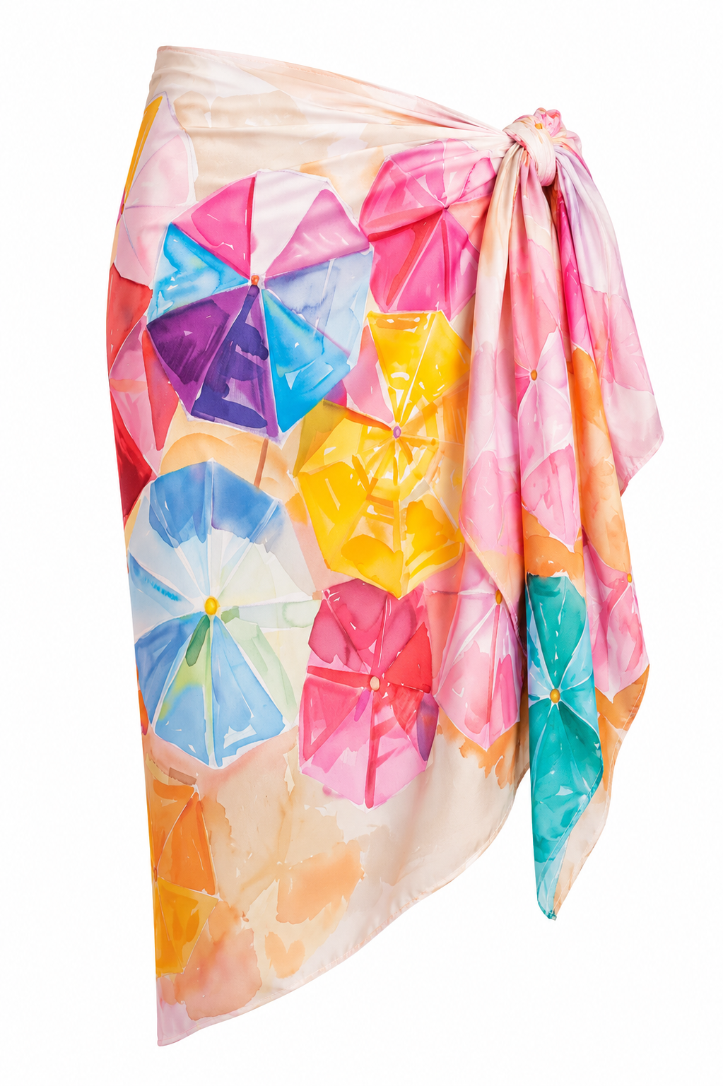 BUBBLEGUM BAY | Artist-Designed Beach Sarong