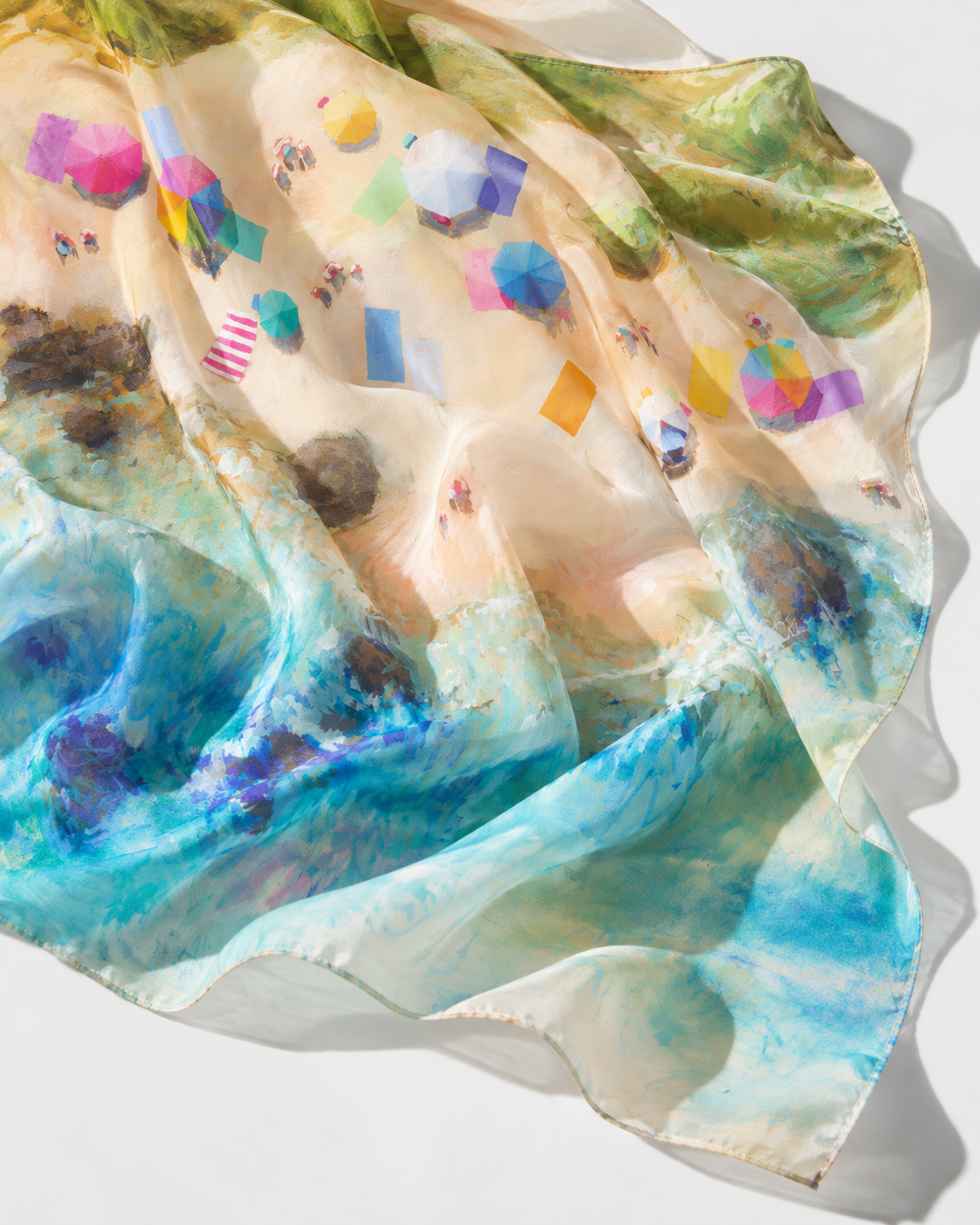 OASIS | Artist-Designed Beach Sarong – Wearable Art