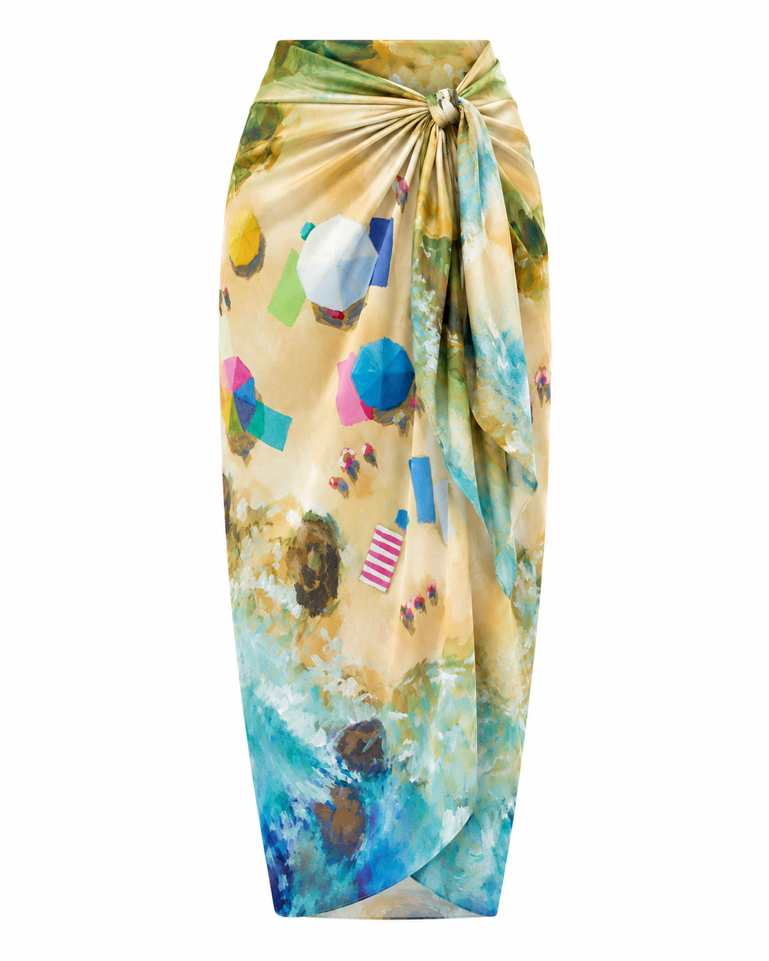 OASIS | Artist-Designed Beach Sarong – Wearable Art