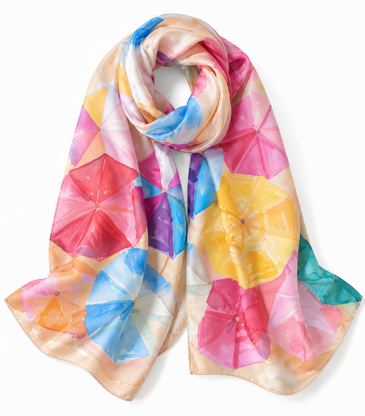 BUBBLEGUM BAY | Artist-Designed Beach Sarong